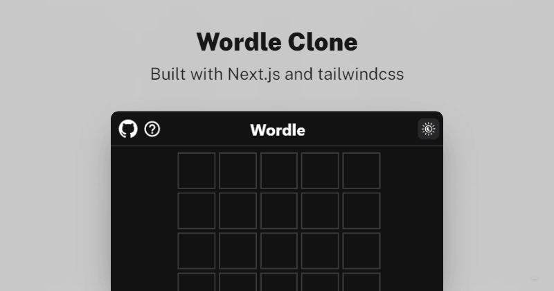 Wordle clone